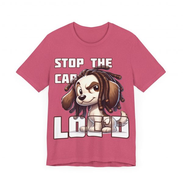Stop the Cap Dreadlock Dog Graphic Tee - Unisex Humor and Style - Image 19