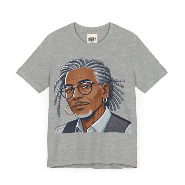 Stylish Elder with Locs T-Shirt - Image 11