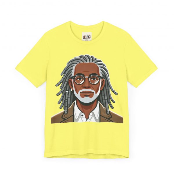 Stylish Elder with Locs T-Shirt - Image 63