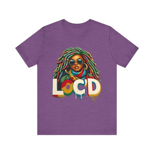 Colorful Loc'd girl T-Shirt - Image 41