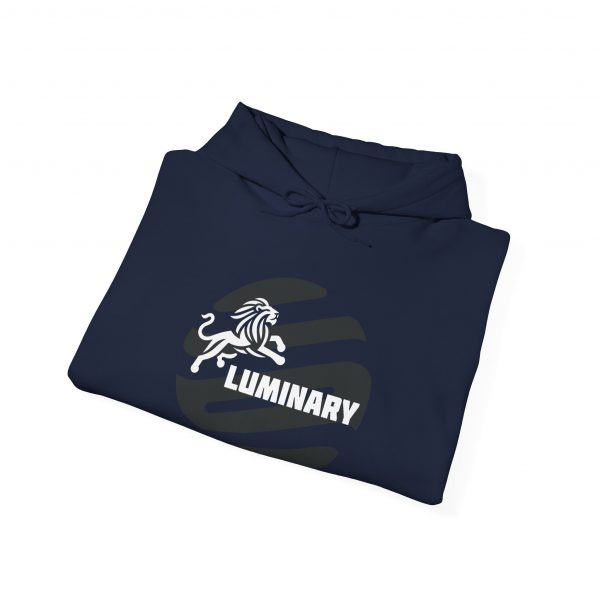 Black Luminary Hoodie for Men - Stylish Lion Graphic Pullover - Comfortable and Warm Streetwear - Perfect Gift for Fashion-Forward Men - Image 9