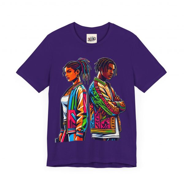 Vibrant Duo Locs T-Shirt – Bold and Beautiful - Image 51