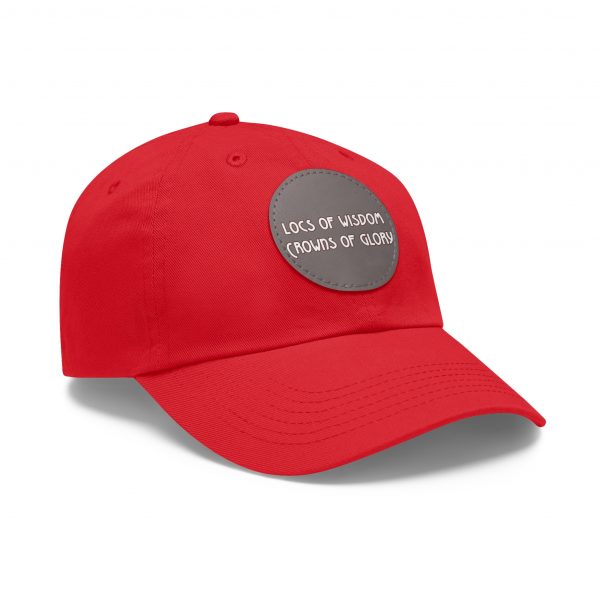 Pink Cap with Round Patch | Locs of Wisdom | Crowns of Glory | Inspirational Design - Image 22