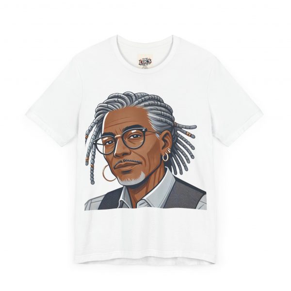 Stylish Elder with Locs T-Shirt - Image 59