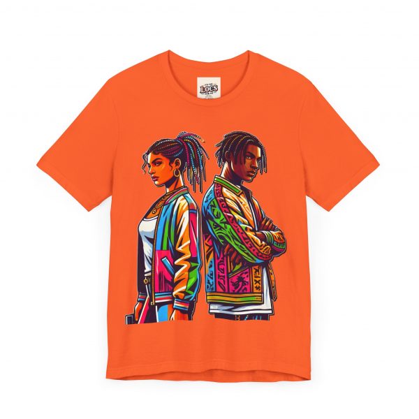 Vibrant Duo Locs T-Shirt – Bold and Beautiful - Image 43