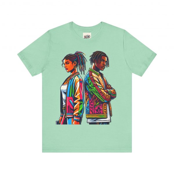 Vibrant Duo Locs T-Shirt – Bold and Beautiful - Image 25
