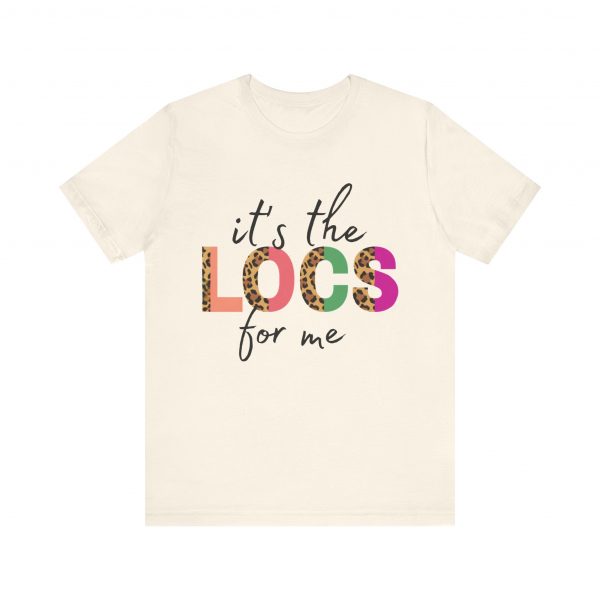Copy of Stylish "It's the LOCS for Me" T-Shirt with Colorful Leopard Print and Hair Length Levels on Back - Image 17