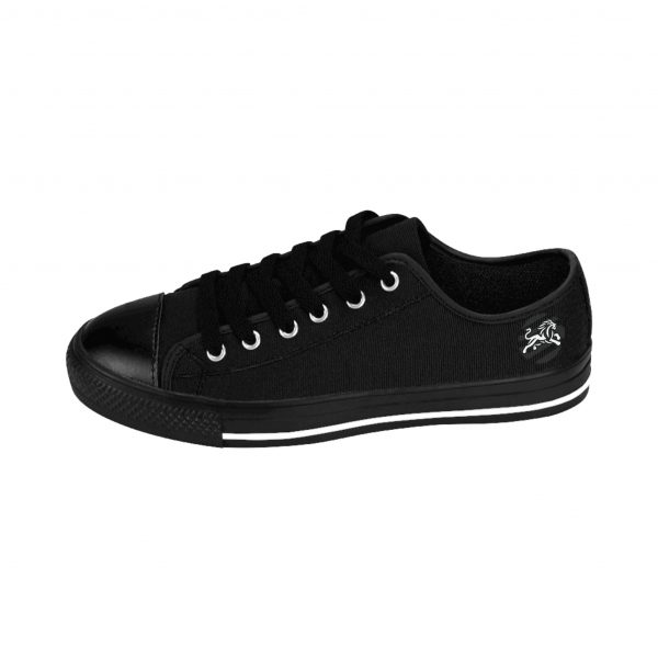 Luminary Black Canvas Sneakers - Image 4