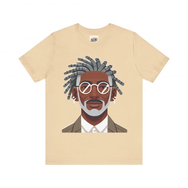 Stylish Elder with Locs T-Shirt - Image 49