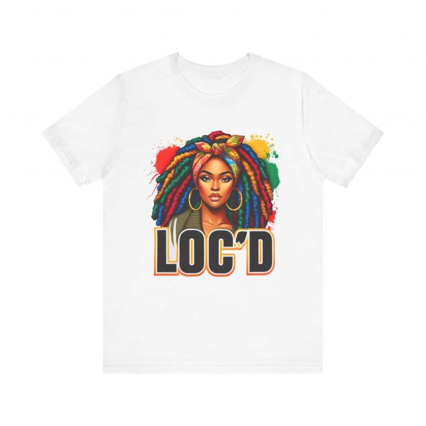 Colorful Loc'd girl splash T-Shirt - Image 5