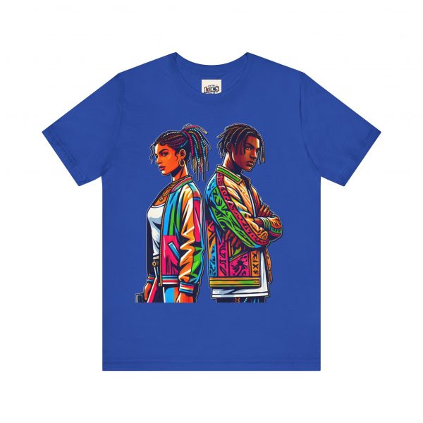 Vibrant Duo Locs T-Shirt – Bold and Beautiful - Image 53