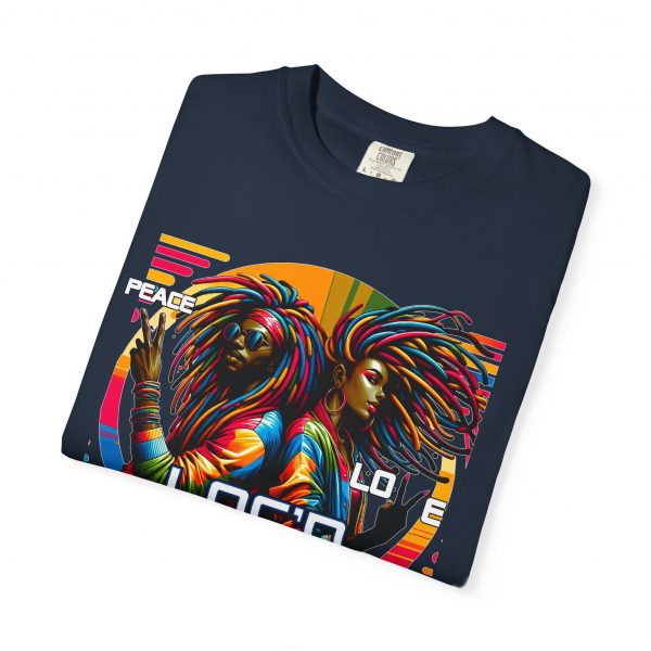 Peace Love Loc'd: Retro-Inspired Unisex Tee Celebrating Unity & Style - Image 7