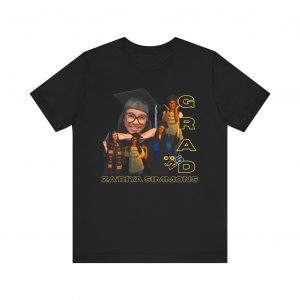 Basic Graduation Celebration Tee for Kinesiology Majors - Custom Grad Shirt