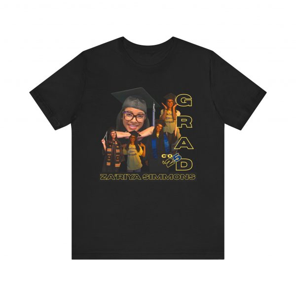 Basic Graduation Celebration Tee for Kinesiology Majors - Custom Grad Shirt