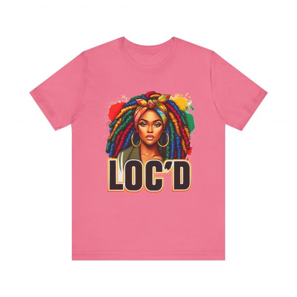 Colorful Loc'd girl splash T-Shirt - Image 61