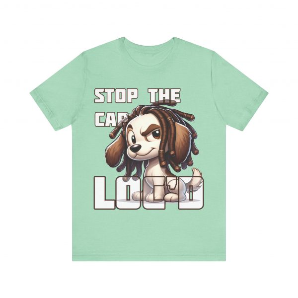 Stop the Cap Dreadlock Dog Graphic Tee - Unisex Humor and Style - Image 13