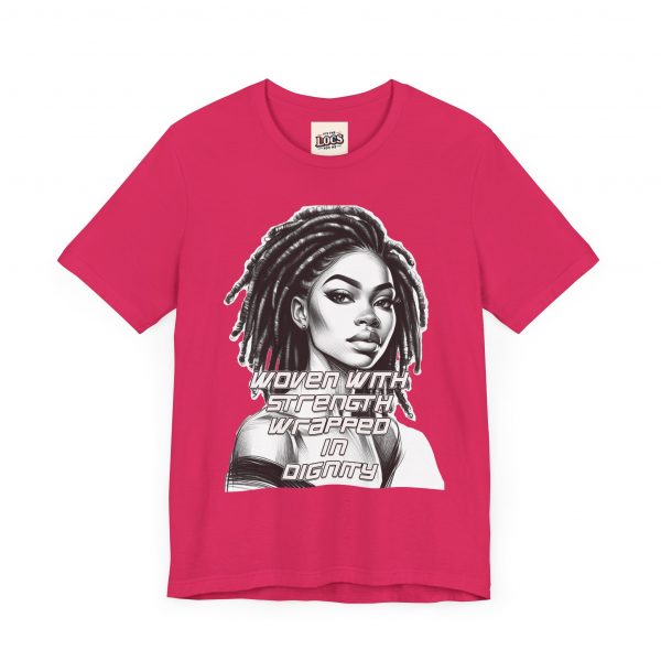 Dignity & Strength Locs Tee - Emblem of Empowerment - Image 47