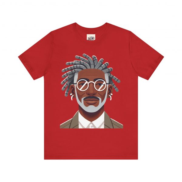 Stylish Elder with Locs T-Shirt - Image 45