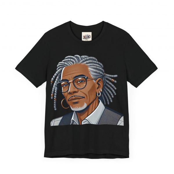 Stylish Elder with Locs T-Shirt - Image 19