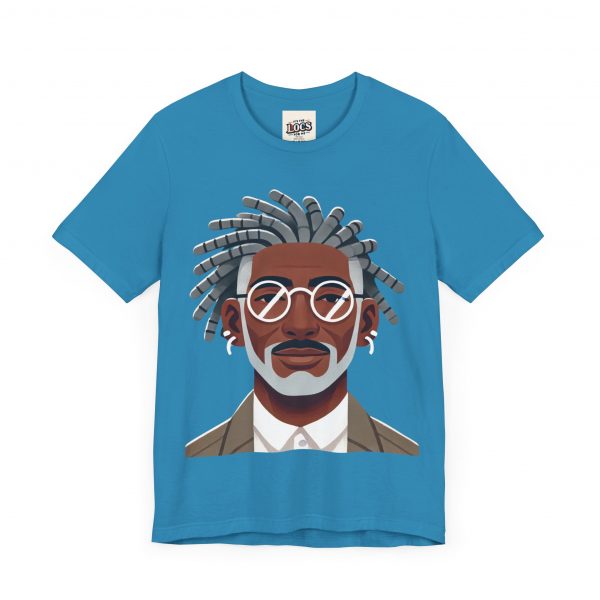 Stylish Elder with Locs T-Shirt - Image 3