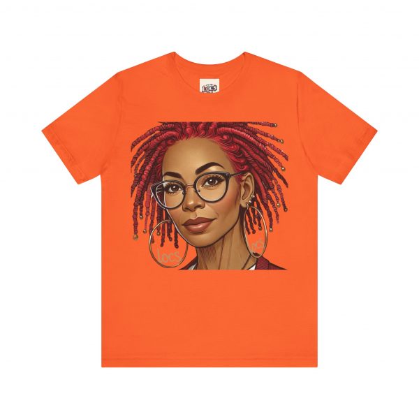 Empowering Woman with Locs White T-Shirt - Black Girl Art Tee, Afrocentric Fashion - Image 37