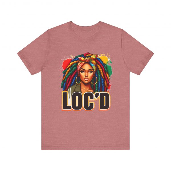 Colorful Loc'd girl splash T-Shirt - Image 9