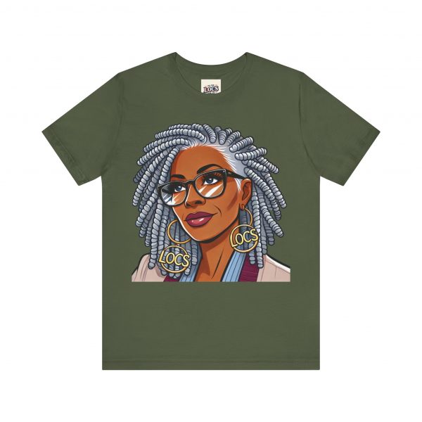 Empowering Woman with Locs T-Shirt - Black Girl Art Tee, Afrocentric Fashion - Image 65