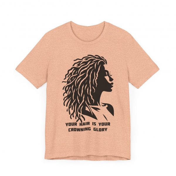 Your Hair is Your Crowning Glory T-Shirt - Locs Silhouette Design - Image 23