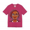 Empowering Woman with Locs White T-Shirt - Black Girl Art Tee, Afrocentric Fashion - Image 63