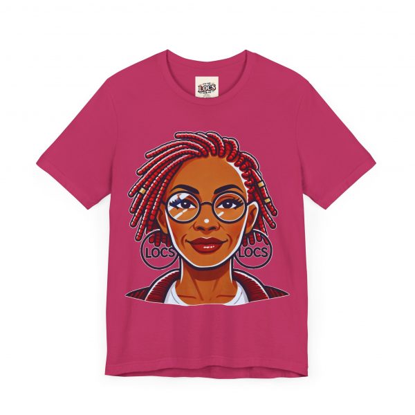 Empowering Woman with Locs White T-Shirt - Black Girl Art Tee, Afrocentric Fashion - Image 63
