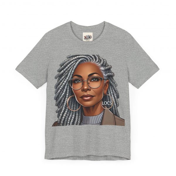 Empowering Woman with Locs T-Shirt - Black Girl Art Tee, Afrocentric Fashion - Image 11