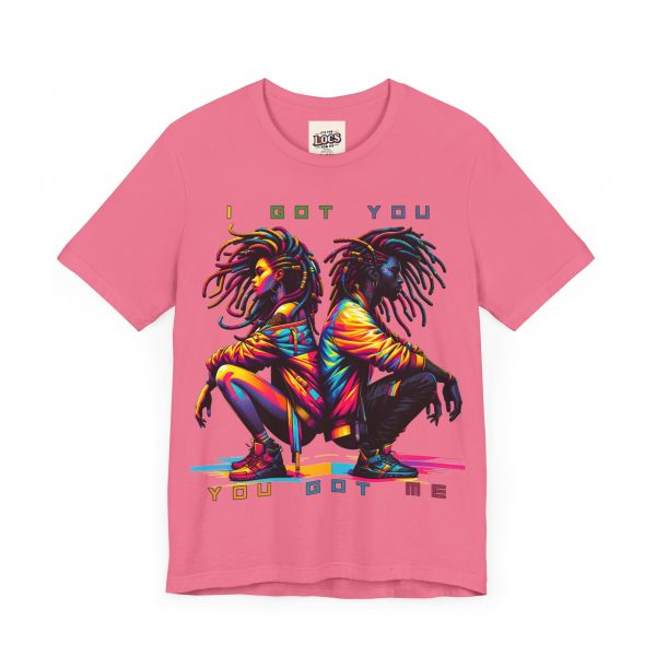 Vibrant Unity Locs T-Shirt – "I Got You, You Got Me" - Image 71