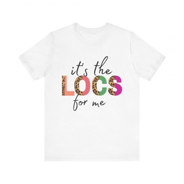 Copy of Stylish "It's the LOCS for Me" T-Shirt with Colorful Leopard Print and Hair Length Levels on Back - Image 9