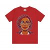 Empowering Woman with Locs White T-Shirt - Black Girl Art Tee, Afrocentric Fashion - Image 69