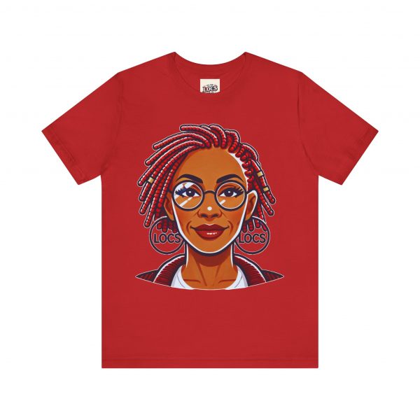 Empowering Woman with Locs White T-Shirt - Black Girl Art Tee, Afrocentric Fashion - Image 69