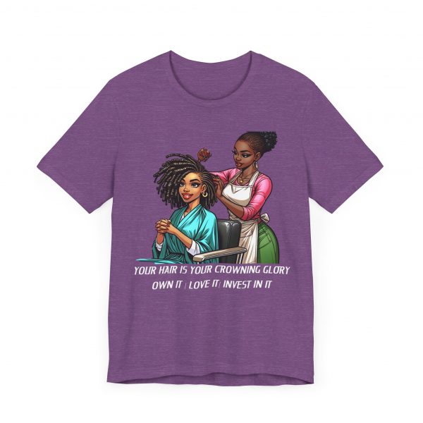Empowerment Chic Tee: 'Your Hair Is Your Crowning Glory - Image 27