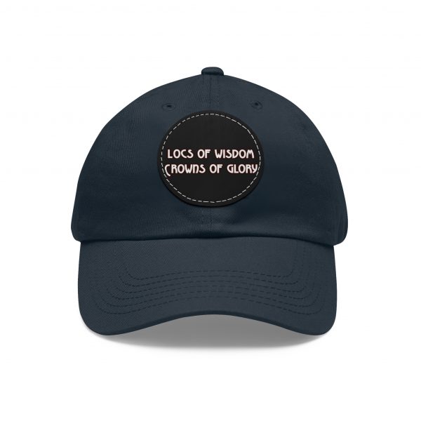 Pink Cap with Round Patch | Locs of Wisdom | Crowns of Glory | Inspirational Design - Image 49