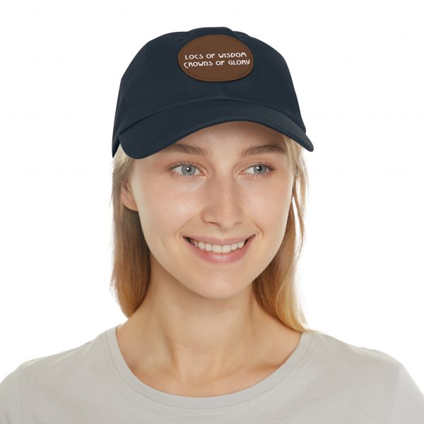 Pink Cap with Round Patch | Locs of Wisdom | Crowns of Glory | Inspirational Design - Image 60