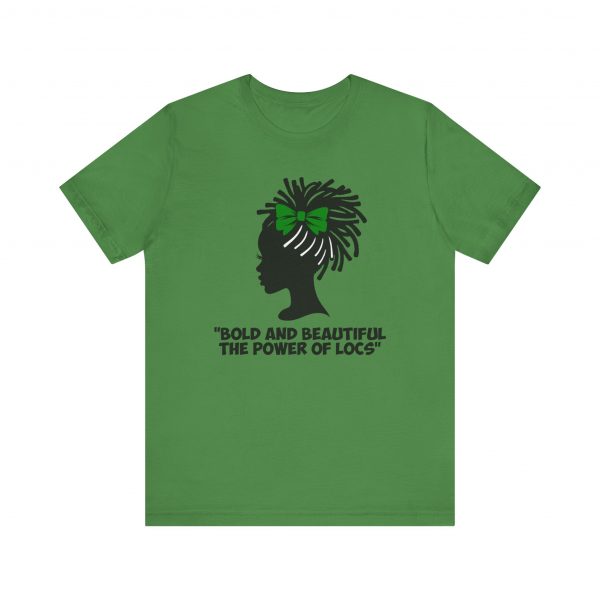 Bold and Beautiful Locs T-Shirt green - Image 21