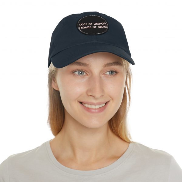 Pink Cap with Round Patch | Locs of Wisdom | Crowns of Glory | Inspirational Design - Image 52