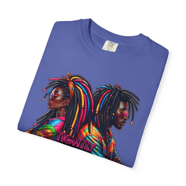 Embrace the Vibrance: Unisex 'Tightly Loc'd' Tee with Electrifying Afrocentric Design - Image 15