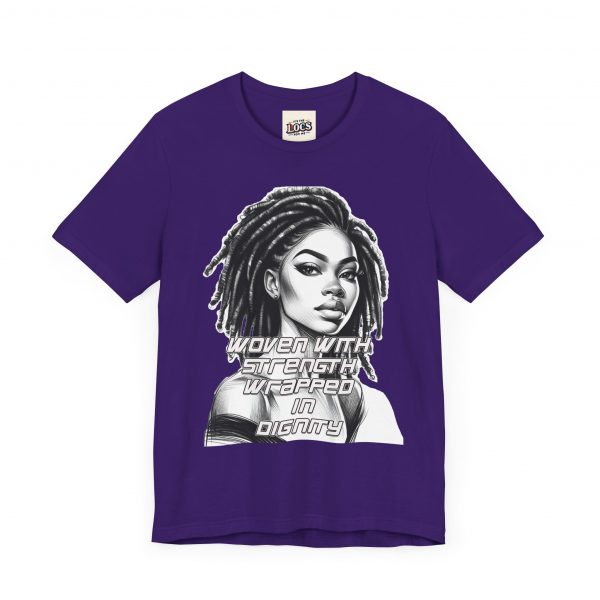 Dignity & Strength Locs Tee - Emblem of Empowerment - Image 27