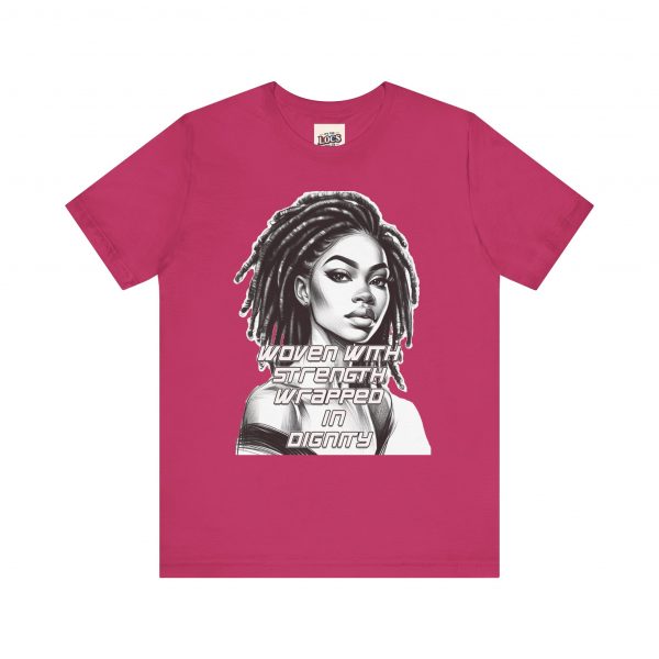 Dignity & Strength Locs Tee - Emblem of Empowerment - Image 5