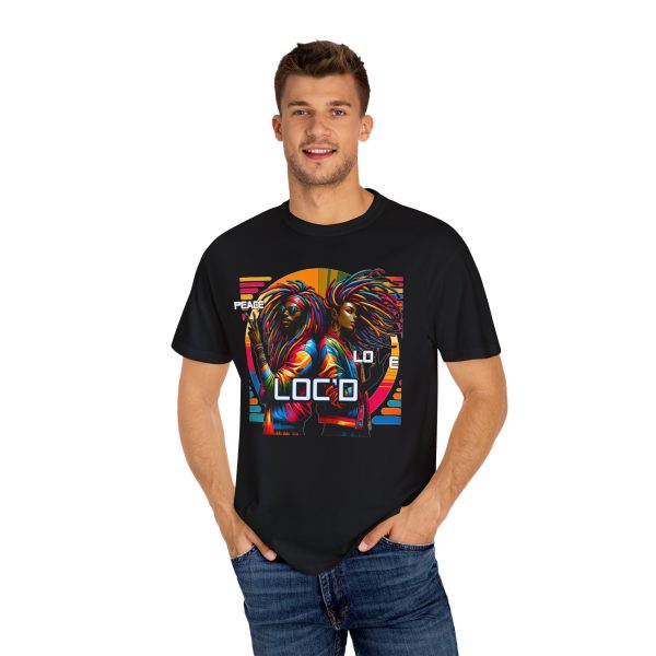 Peace Love Loc'd: Retro-Inspired Unisex Tee Celebrating Unity & Style - Image 4