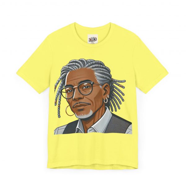 Stylish Elder with Locs T-Shirt - Image 63