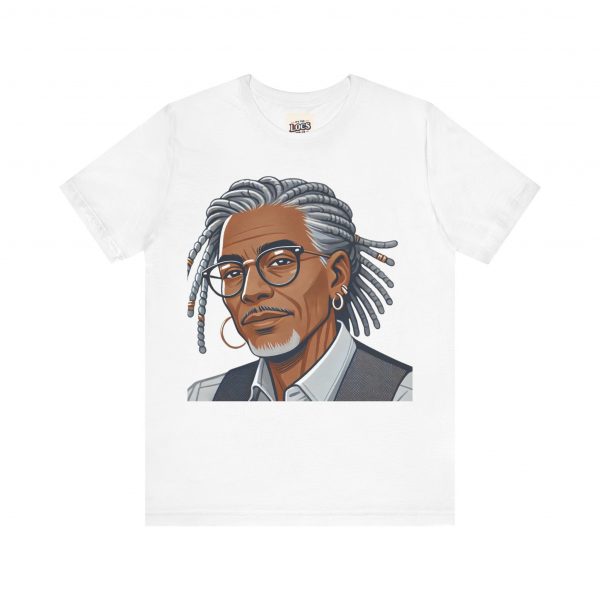 Stylish Elder with Locs T-Shirt - Image 57