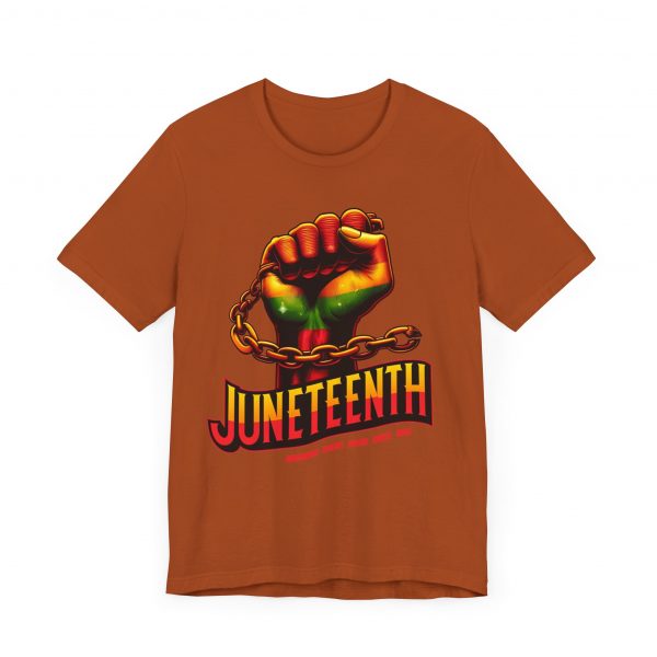 Juneteenth Celebration T-Shirt - Bold Graphic Tee - Breaking Every Chain Since 1865 - Comfortable and Stylish Unisex Shirt - Image 27