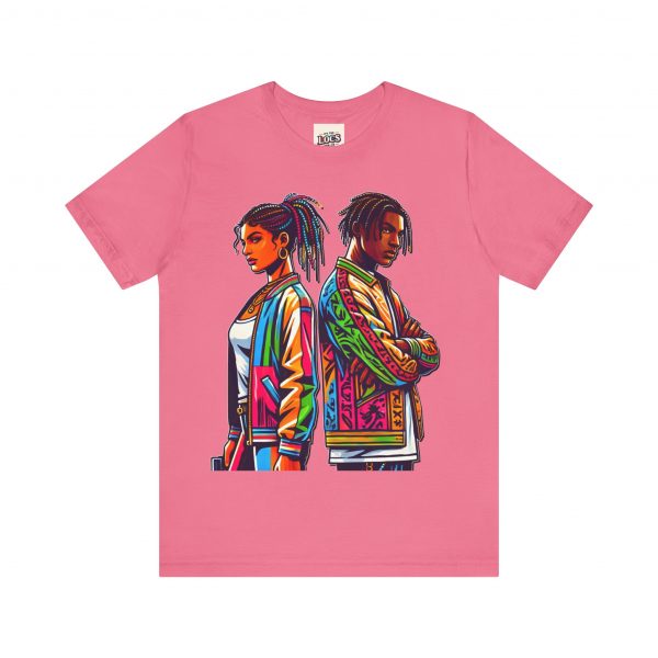 Vibrant Duo Locs T-Shirt – Bold and Beautiful - Image 69