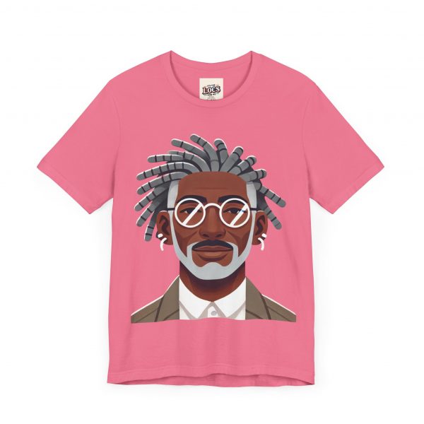 Stylish Elder with Locs T-Shirt - Image 71