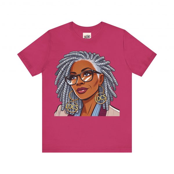 Empowering Woman with Locs T-Shirt - Black Girl Art Tee, Afrocentric Fashion - Image 13